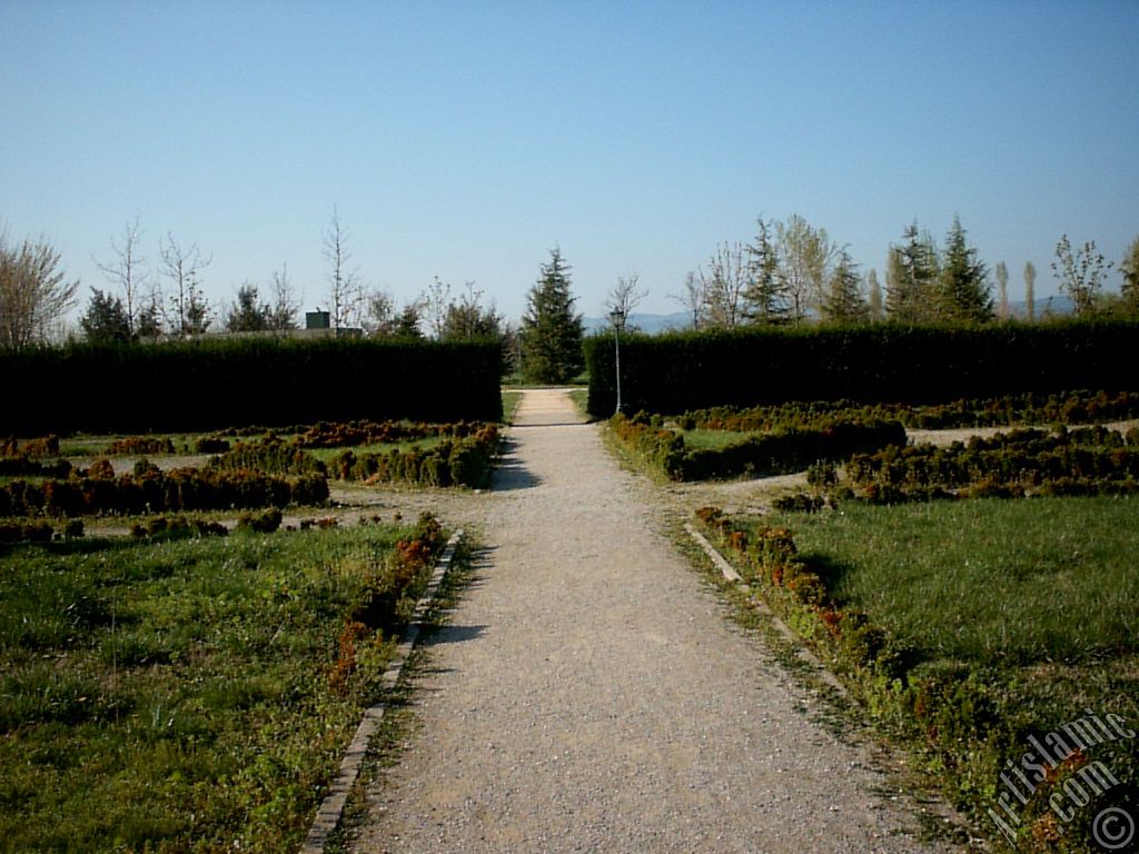 View of Botanical Park in Bursa city of Turkey.
